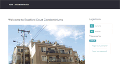 Desktop Screenshot of bradfordcourt.com