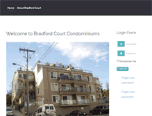 Tablet Screenshot of bradfordcourt.com
